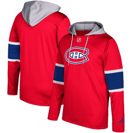 Herren Montreal Canadiens Blank N001 Pullover Hooded Sweatshirt